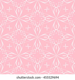 Abstract seamless pattern of pink color for wallpapers and background.