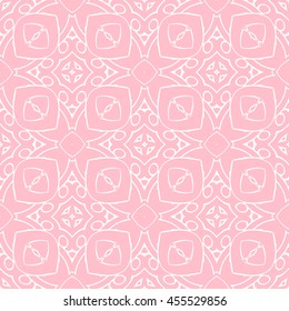 Abstract seamless pattern of pink color for wallpapers and background.