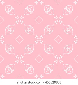 Abstract seamless pattern of pink color for wallpapers and background.