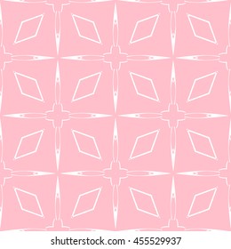Abstract seamless pattern of pink color for wallpapers and background.