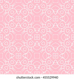 Abstract seamless pattern of pink color for wallpapers and background.