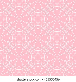 Abstract seamless pattern of pink color for wallpapers and background.