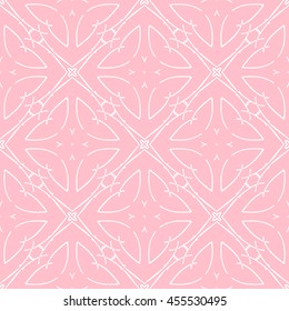 Abstract seamless pattern of pink color for wallpapers and background.