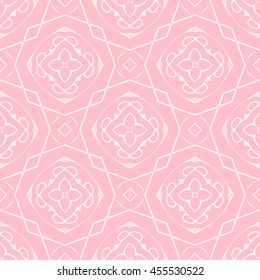 Abstract seamless pattern of pink color for wallpapers and background.