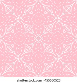 Abstract seamless pattern of pink color for wallpapers and background.