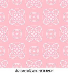 Abstract seamless pattern of pink color for wallpapers and background.