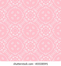 Abstract seamless pattern of pink color for wallpapers and background.