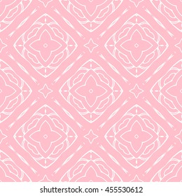 Abstract seamless pattern of pink color for wallpapers and background.
