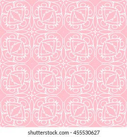 Abstract seamless pattern of pink color for wallpapers and background.