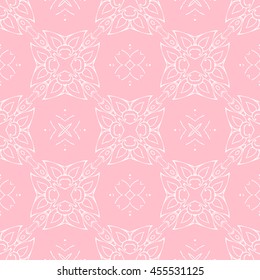 Abstract seamless pattern of pink color for wallpapers and background.
