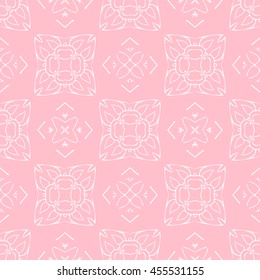 Abstract seamless pattern of pink color for wallpapers and background.
