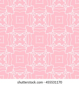 Abstract seamless pattern of pink color for wallpapers and background.