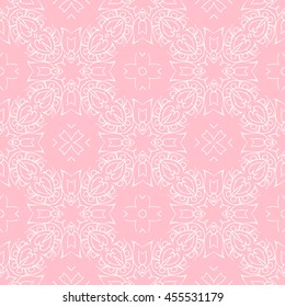 Abstract seamless pattern of pink color for wallpapers and background.