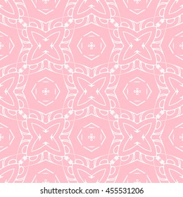 Abstract seamless pattern of pink color for wallpapers and background.