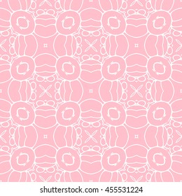 Abstract seamless pattern of pink color for wallpapers and background.