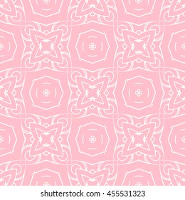 Abstract seamless pattern of pink color for wallpapers and background.