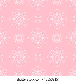 Abstract seamless pattern of pink color for wallpapers and background.
