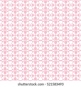 Abstract seamless pattern of pink color for wallpapers and background.
