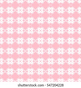 Abstract seamless pattern of pink color for wallpapers and background.