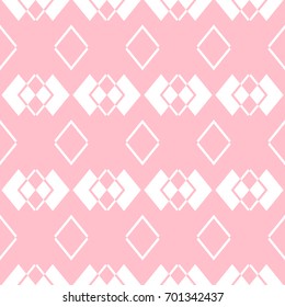 Abstract seamless pattern of pink color for wallpapers and background.
