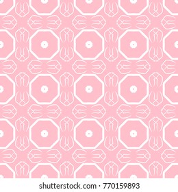 Abstract seamless pattern of pink color for wallpapers and background.