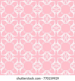 Abstract seamless pattern of pink color for wallpapers and background.