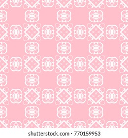 Abstract seamless pattern of pink color for wallpapers and background.