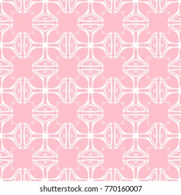 Abstract seamless pattern of pink color for wallpapers and background.
