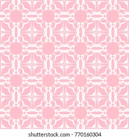 Abstract seamless pattern of pink color for wallpapers and background.
