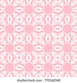 Abstract seamless pattern of pink color for wallpapers and background.
