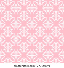 Abstract seamless pattern of pink color for wallpapers and background.
