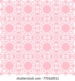 Abstract seamless pattern of pink color for wallpapers and background.
