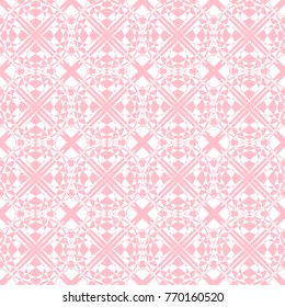 Abstract seamless pattern of pink color for wallpapers and background.
