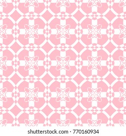 Abstract seamless pattern of pink color for wallpapers and background.
