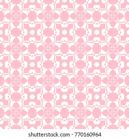 Abstract seamless pattern of pink color for wallpapers and background.
