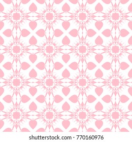 Abstract seamless pattern of pink color for wallpapers and background.
