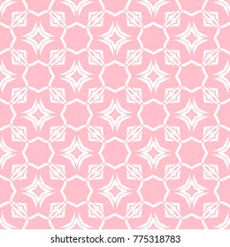 Abstract seamless pattern of pink color for wallpapers and background.