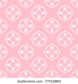 Abstract seamless pattern of pink color for wallpapers and background.