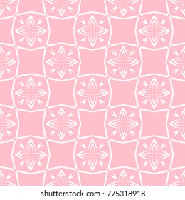 Abstract seamless pattern of pink color for wallpapers and background.
