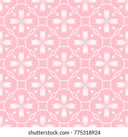 Abstract seamless pattern of pink color for wallpapers and background.