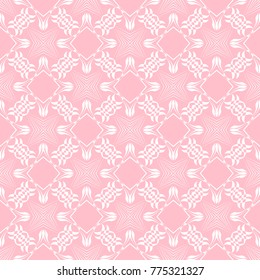 Abstract seamless pattern of pink color for wallpapers and background.
