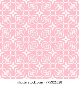 Abstract seamless pattern of pink color for wallpapers and background.