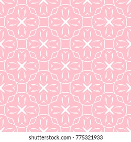 Abstract seamless pattern of pink color for wallpapers and background.