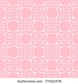 Abstract seamless pattern of pink color for wallpapers and background.