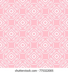 Abstract seamless pattern of pink color for wallpapers and background.