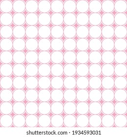 Resumen Patrón sin costura Doodle rosa Cifras geométricas Vector de fondo