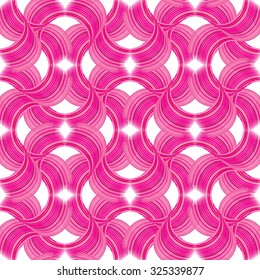Abstract seamless pattern in pink style of the lines.