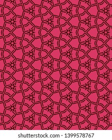 Abstract seamless pattern of pink and vinous shades