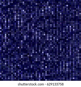 Abstract seamless pattern of pixels. Texture appliqued stars shining rain falling water . Vector illustration.