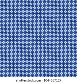 Abstract seamless pattern of a plurality stylized elements in brown, violet and black colors. Vector textured background.